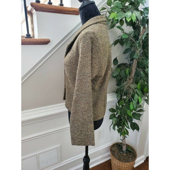 Vintage Beluva Brown LongSleeve Three Buttons Single Breasted Notch Lapel Blazer - Picture 6 of 12